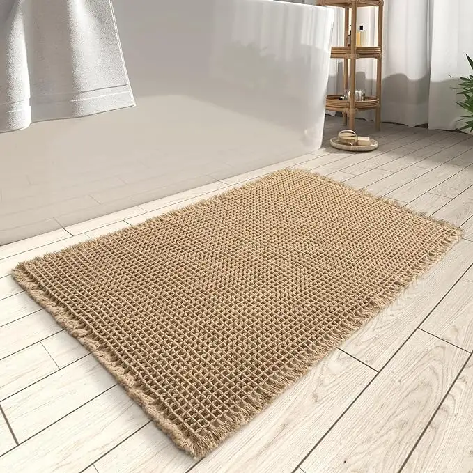 Premium Waffle Weave Bath Mat